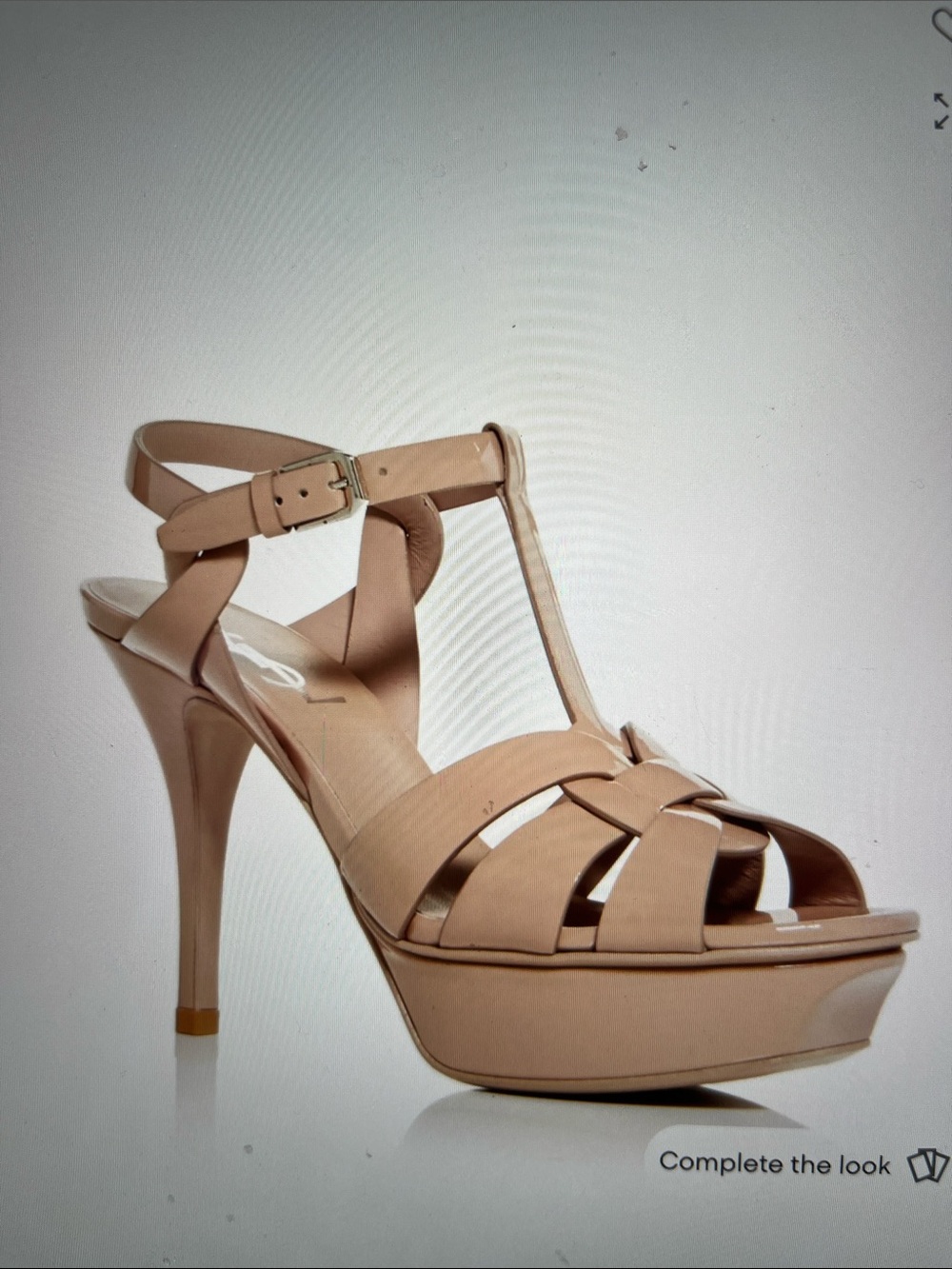 Saint Laurent Tribute Heels - Sz 39 1/2